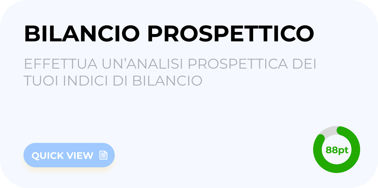 Bilancio Prospettico