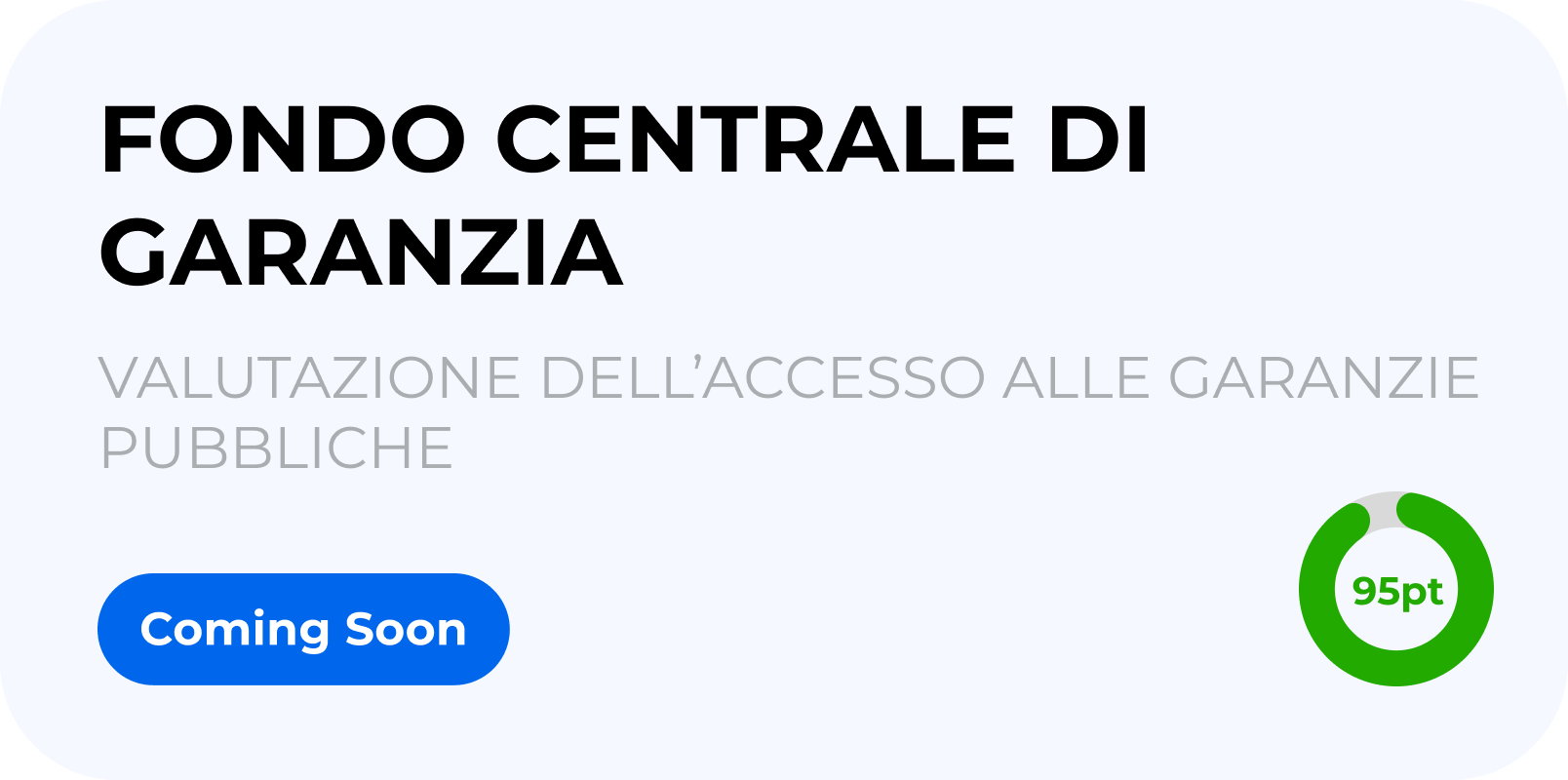 Fondo Centrale di Garanzia